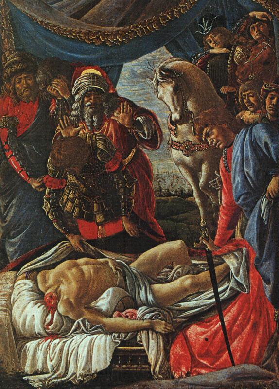 Sandro Botticelli The Discovery of the Body of Holofernes Germany oil painting art